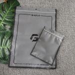 Custom Frosted Texture PVC Plastic Zipper Bag for T-Shirt Shoes Clothing