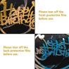Buy cheap Birthday Paper Fans Banner Confetti Balloon Fireworks Golden Cupcake Topper For Gold Theme Party Decor Girl Boy Kid from wholesalers