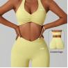 Buy cheap Breathable Scrunch Sports Bra Workout Leggings Sets For Women from wholesalers