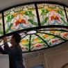 Buy cheap Church Architectural Tempered Art Glass Window Panels Decorative Colored Dome Stained Glass from wholesalers