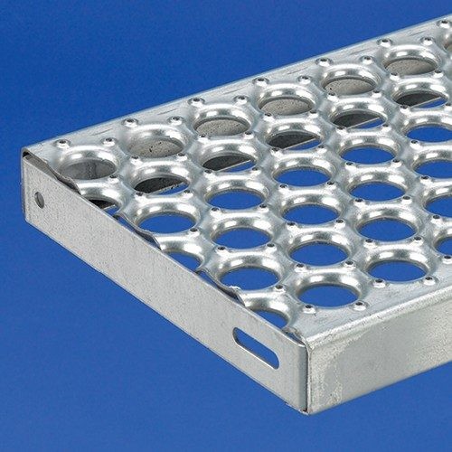Safety Walkway Steel Grating With 2 Noses To Be Closed Roof
