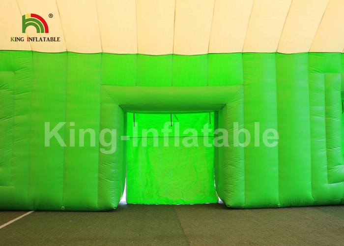 Custom Large PVC Material Green Inflatable Event Tent For Advertising