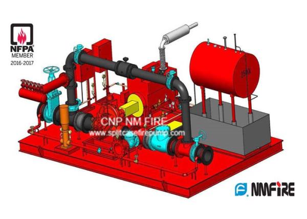 Buy cheap Ductile Cast Iron Fire Fighting Pump System 1500GPM@160PSI High Precision from wholesalers