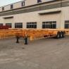Buy cheap 6850*2500*1400mm Special Purpose Vehicles YORK Axle Used Skeleton Semi Trailers from wholesalers