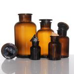 100ml Square Clear Medicine Bottles High Borosilicate Glass