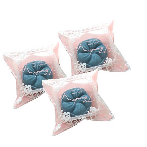 Buy cheap Custom Print Transparent Plastic 3 side heat sealing bag Packaging Bag for Snack Cake Packaging Pouch from wholesalers