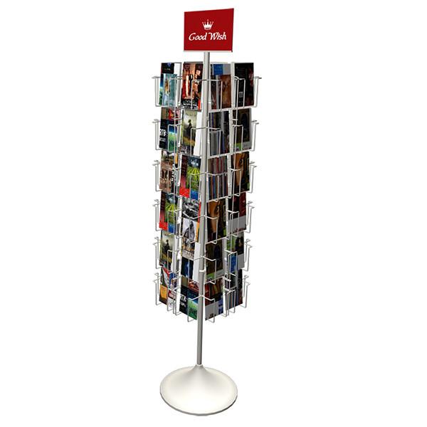 Buy cheap Custom Logo Printing Height 1650mm Rotating Display Rack TUV Approval from wholesalers
