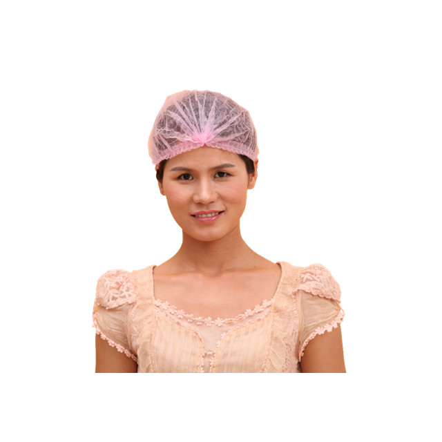 Mens Clipped Disposable Head Cap Metal Detectable Double Elastic 18-24 Inch