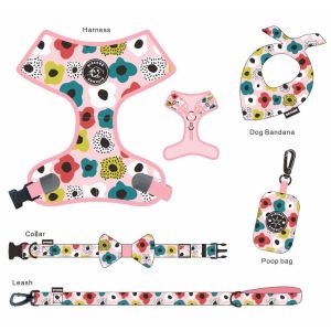 Buy cheap Custom Logo Collar Leash Harness Set Polyester Dog Harness Leash from wholesalers