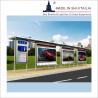 Buy cheap H1700mm Solar Bus Shelter from wholesalers