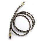 Yellow Nylon Braided OD4.0 ​Toslink Optical Digital Audio Cable HiFi Sound