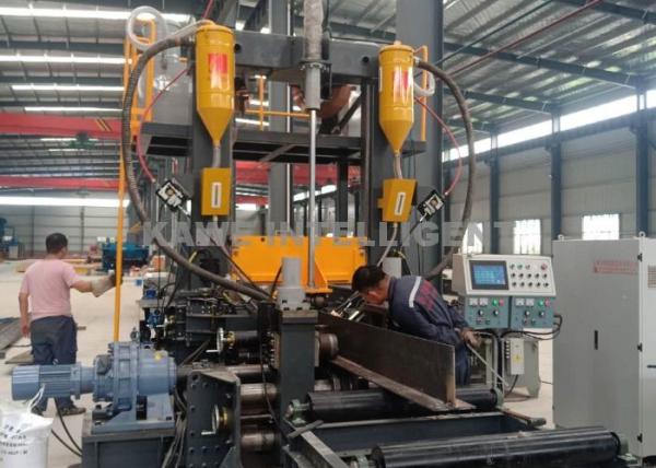 Buy cheap 800mm/Min H Beam Assembly Machine 200mm Height Automatic Welder from wholesalers