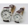Buy cheap Quartz Couple Alloy Wrist Watch Classic White With PU Leather Band from wholesalers