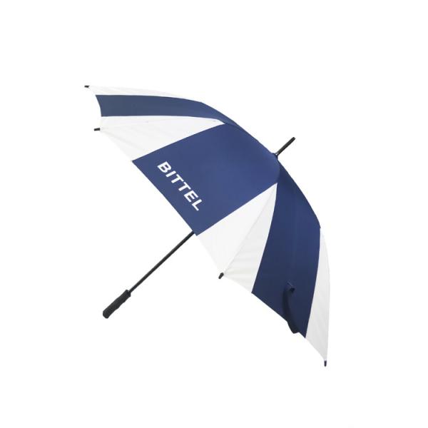 Buy cheap Pongee Fabric Canopy Manual Open Umbrella Black Metal Frame from wholesalers