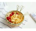 Skewer Bamboo Heart Restaurant Appetizer Food Fruit Dessert Picks Bar Decoration