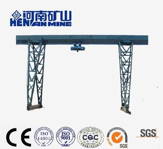 Buy cheap 10t MH Type Single Girder Hook Gantry Crane Electric Mobile Moving Freely from wholesalers