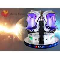 Buy cheap Electric System 3 seats 9D VR Virtual Reality Simulator no need screen product