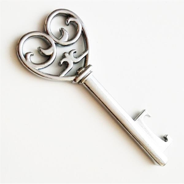 Buy cheap Die casting antique mouse head key shape beer bottle opener key ring, innovative wedding favor, bronze / copper coatin from wholesalers