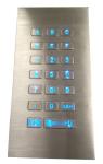 Waterproof Metal Keypad Security Vandal Proof Keypad For Vending Machine
