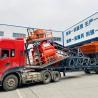 Buy cheap Mini Precast Concrete Mobile Batching Plant Equipment For Aggregates Mixing from wholesalers