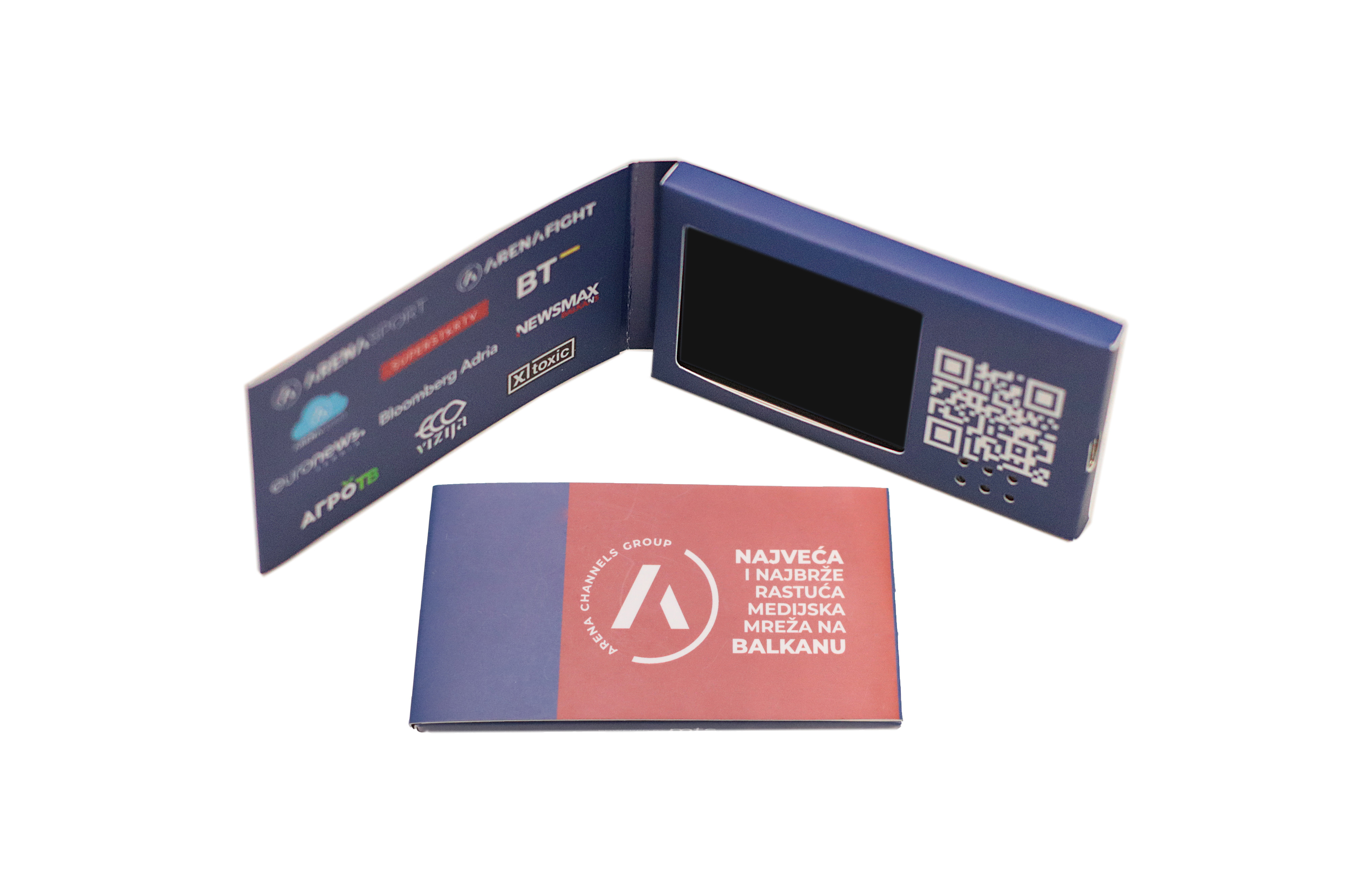 2.4 Inch Mini Digital Brochure The Innovative and Attention-Grabbing Video Mailer Card