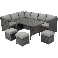 Buy cheap Patio Furniture Set Outdoor Sectional Sofa Conversation Set All Weather Wicker product