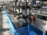 Double Head Decoiler Top Hat Metal Roofing Roll Forming Machine Drive by Gear