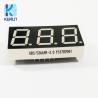 Buy cheap Multiplexing Blue 3 Digit 7 Segment LED Displays 12 Pins 9.2mm Height from wholesalers