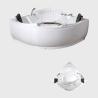 Buy cheap Alkali Free Fiberglass Custom Freestanding Bathtub Whirlpool Bubble Air Massage from wholesalers