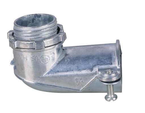 Buy cheap Industrial Flexible Metal Conduit Coupling BX Squeeze Connector Acid Base Resistant from wholesalers
