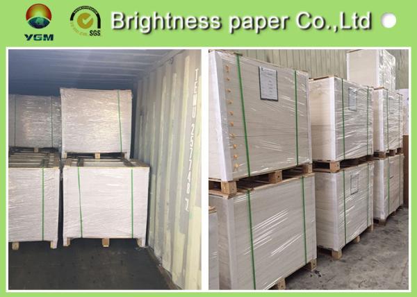 Buy cheap Multiplication Ivory Board Paper White Coated For Die Cutting 889 * 1194mm from wholesalers