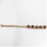 Buy cheap Rose Gold Plated 925 Silver Created Garnet Cubic Zircon Link Women Tennis Bracelet(H09) from wholesalers