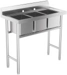 Freestanding 304 Stainless Steel Commercial Restaurant Industrial Kitchen 3
