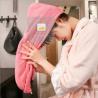Buy cheap Luxury Quick Drying Microfiber Hair Towel for Girl Women Custom Hair Turban Towel from wholesalers