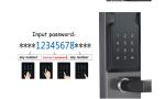 Mobile APP Control Biometric Fingerprint Door Lock 304 Stainless Steel 5 Unlock