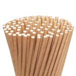 Eco-Friendly Disposable Kraft Paper Straw Biodegradable Bubble Tea Straw