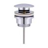 Buy cheap Unslotted Bathroom Sink Drain Click Clack Chrome Bathroom Sink Pop Up Drain from wholesalers