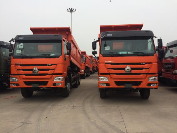 Buy cheap HW76 Cab Heavy Duty Dump Truck For Normal Roads / Tough Roads Transportation from wholesalers