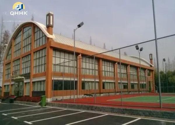 QHHK Customizable Metal Buildings , Stadium Steel Structure GB/AISC/EN/JIS