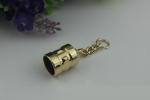 New design 13 mm width zinc alloy jewelry suede big bulk leather key tassel