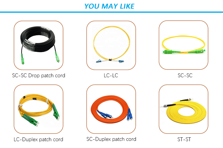 SC UPC Fiber Optic Cable Patch Cord For Media Converter Indoor