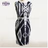 Buy cheap 2018 geometric print design fashion clothing dresses lady for fat women from wholesalers