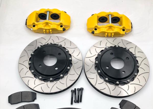 Buy cheap AP9200 18In Wheel Front Car Brake Kit Yellow 4 Pot Caliper 355*28mm from wholesalers