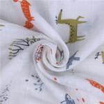 Nature Soft Bamboo Cotton Muslin Patterned Quick Dry Ultra Versatile