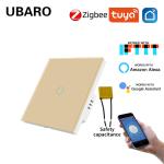 1Gang Tuya Smart Home Zigbee Light Switch Uk Standard EU Standard Zigbee Led