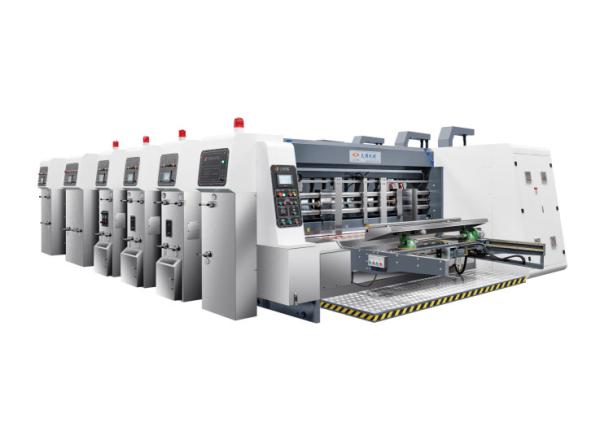Buy cheap High Speed Automatic Steel Flexo Printing Corrugated Box Slotting Die Cutting Machine for 1.5-2 Mm Cardboard from wholesalers