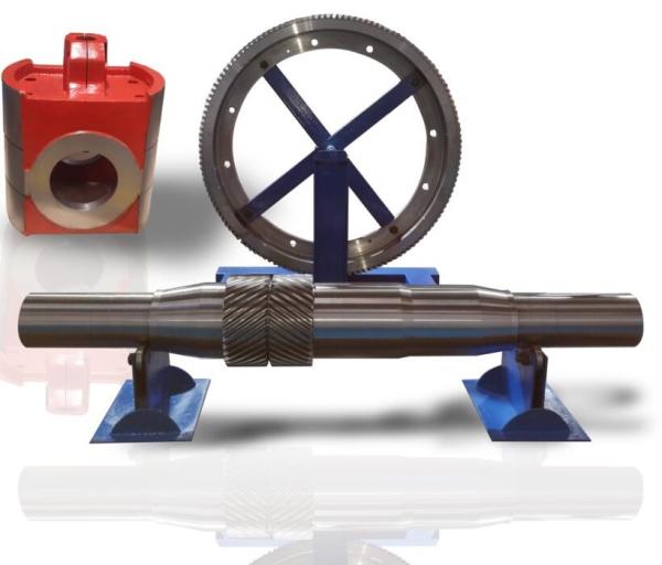 Buy cheap Rongsheng F1600 mud pump Crankshaft from wholesalers