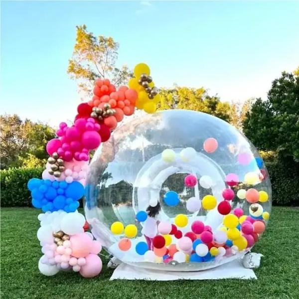Buy cheap Transparent Inflatable Bubble Tent Bubble House 5m With Blower from wholesalers