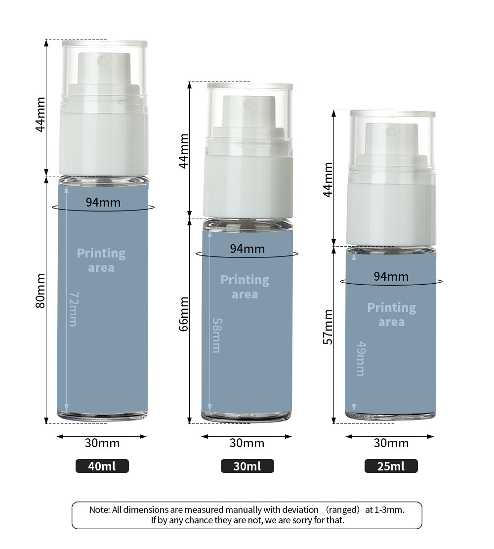 Portable 16 Oz Fine Mist Spray Bottle ODM Available Screen Printing