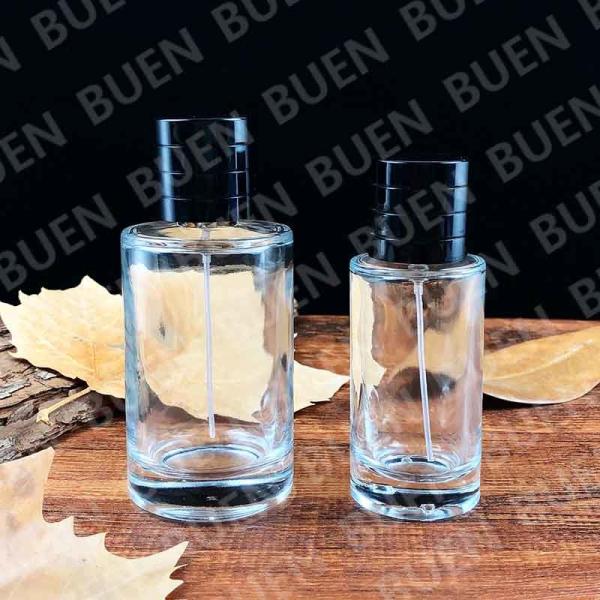 Buy cheap 50ml Glass Perfume Bottle Custom Logo Empty Bottles For Perfume 15mm from wholesalers